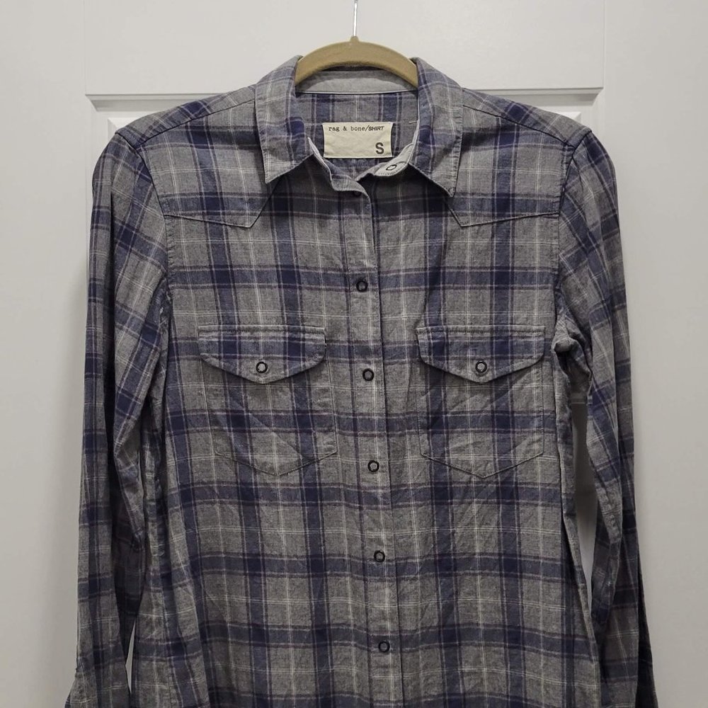 Rag & Bone Cowboy Plaid Shirt